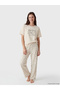 Lcw Dream Mixed Crew Neck Printed Women's Pajama Set - 2