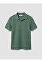 Xside Green Polo Neck Men's T-Shirt