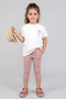 Girl's Printed Cotton T-Shirt and Leggings Set - 2