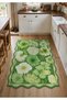 Sdt Green Flower Figure Theme Patterned Modern Woven Base Decorative Carpet Sdt1490 - 2
