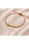 Gold Fish Figured Lucky Bracelet Adjustable Minimal Design - 2
