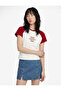 Cotton Mini Denim Skirt with Slit Detail - 2