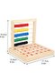 1Set Educational Bead Arithmetic Abacus Multi Functional Wooden Math Learning Plaything for Enhances - 2