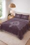 Shiny Velvet Fabric Quilted Double Bedspread Set (3 Pieces) Cky0072