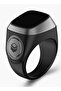 Digital Counter Tasbeeh, SMART Zikr Ring Metal 22mm Black/Grey
