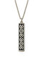 Ancient Greek Spirit Minimalist Necklace – Bohemian Men's Accessory Modern Geometric Design Steel Adjustable Chain - 5