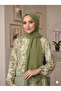 Modal Cotton Summer Patterned Hijab Dress - Anti-Sweat, Flowy, Comfortable Fit - 2