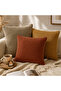Nora Woven Mink Throw Pillow Cover 43X43 - 3