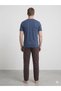 Summer Men's Short Sleeve Plaid Give up Pajama Set - 4