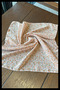 Salmon Flower Patterned 45X45 Summer Chiffon Scarf |   Women's Neck Hair Bag Accessory - 3