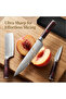 Professional Kitchen Knife Set, 3-Piece Chef Knife & Slicing Set with Ultra-Sharp Patterned Blades, Ergonomic Handle for Gourmet Home Cooking, Meat & Fish Prep - 3