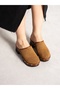 Hi̇stor Tan Suede Heeled Women's Slippers - 3