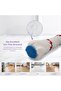 Squeeze Mop for Floor Cleaning, Self-Wringing, Adjustable Long Handle, Flat Cotton, Red & White - 5