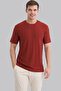 Pablo Men's Striped Textured Premium Regular Fit Crew Neck T-Shirt 4203
