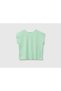 Baby Girl Ice Cream Patterned Crew Neck T-Shirt 1-5 Years Water Green - 2