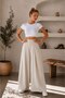 Women's High Waist Loose Leg Casual Pants - 4