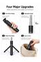 best choice Black Bluetooth Selfie Stick Tripod for iPhone/Samsung/Xiaomi/Oppo/Vivo, Remote Shutter - 3