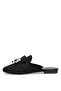 Elit Pm386 K2004 Women's Stoned Flat Slippers Black - 4