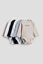 5-pack long-sleeved bodysuits