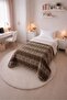 (مع غطاء وسادة كهدية) غطاء سرير خفيف الوزن ومريح بخياطة مبطنة وتصميم أنيق متعدد الاستخدامات لشخص واحد/بيكيه - 3