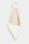 Viktor Sedef Matte Front Satin Ankle Belt Detailed Pointed Toe Short Heeled Women's Ballerinas - 6