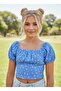 Floral Girl's Crop Blouse - 6