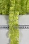 Green Organlisse Organza Ruffle Ribbon – Romantic Embellishment Ribbon with Flounces 1 Meter - 2