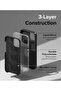 Black Silicone Case for iPhone 14, 3-Layer Liquid Silicon Soft Touch Protective Cover for iPhone 6.1" | FLARE GADGETS - 4