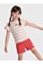 Esvab • Modern & Distinctive Zero Roba Collar Embroidered Girls' T-Shirt 2-Pack - 3