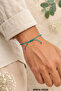 Turquoise Macrame Rope Bracelet Adjustable Unisex Handmade Friendship Bracelet - 3