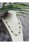 Xuping Evil Eye Beaded Gold Color Women's Necklace |   Stylish Chain Design |   Does Not Darken - 2