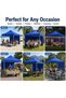 3x3M Gazeebo Tent Canopy [Heavy Duty] Steel Frame with Waterproof Fabric - Portable Tent Folding Pavilion Shelter for Outoor Events, Beach, Camping, Car Cover Tent, Garage Pop-Up Tent - 6