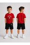 Children's T-Shirt and Shorts Set Printed Summer Cotton Comfortable Fit Boys' Sports Combination