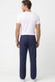 Men's Navy Blue Parachute Fabric Oversize Ultra Light Trousers Wide Leg Comfortable Fit Casual Sports - 6