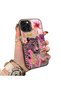 iPhone 13 Pro Compatible Silicone Edge Hard Back Case Couple Phone Case Leopard Pattern - 3