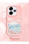 Redmi 13X Compatible Case Camera Protector Pink Silicone Couple Phone Case Landscape Pattern - 2