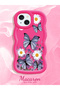 iPhone 15 Compatible Case Camera Protector Red Silicone Couple Phone Case Butterfly Pattern - 2