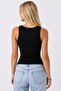 Lace Detailed Slim Fit Ribbed Camisole Undershirt. 95% Cotton - 3