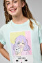 Printed T-Shirt with Crew Neck and Short Sleeves - 3