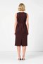 Women's V-Neck Sleeveless Midi Shirt Dress Full Buttoned Linen Blended Woven Unlined A-Line Cut - 5