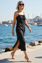 Women's Slip Dress Modal Fabric Thin Straps Sweetheart Neckline Midi Length Unlined Woven Comfortable Casual Modern - 2