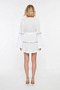 Women's V-Neck Spanish Sleeve Mini Dress %100 Cotton Woven Belted Striped Detailed Daily Casual Modern - 5