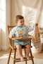 2-Pack Liquid-Proof Long Sleeve Bibs 6-24 Months - Blw Compatible, with Crumb Pocket, Stain-Proof Baby Feeding Bibs - 3