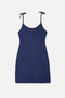 Women's Navy Blue Sleeveless A-Form Mini Dress - 2