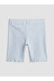 Blue Girls' Shorts Leggings 2-Pack - 7