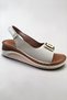 Women's - girl's - anatomical comfort casual sandal model - white - 2
