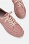 Women's Powder Nubuck Genuine Natural Leather Lace-Up Sneaker Shoes, Size 36-41 - 6