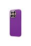 Xiaomi Mi 15t Compatible Case Velvet Inside Erasable Launch Silicone Case Deep Purple - 4