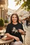 Women's Premium 100% Cotton Horse Embroidered Bead Detailed Design T-Shirt - 3
