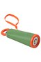 MAJBAGGE Hand-powered LED torch, green/orange
